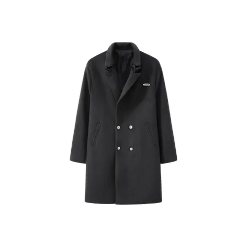 UNDERGARDEN Черный (Съемный логотип на груди) Унисекс пальто