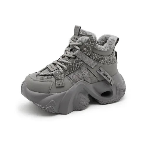 PLO CART Легкие высокие кроссовки с толстой подошвой для женщин