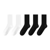 Белый 2 упаковки + Черный 3 упаковки [Всего 5 упаковок]