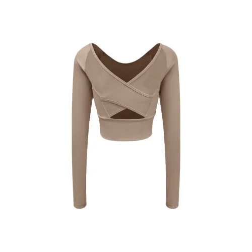 MILING Женские Йога T-рубашки