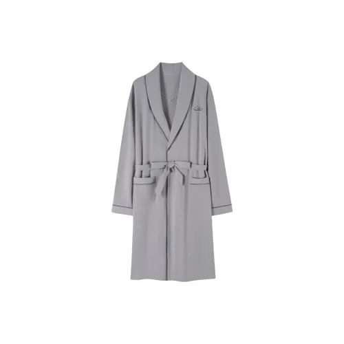 MADALLO Light Gray Men's Bath Robes