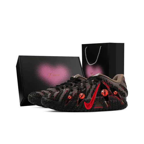 Nike Ja Morant 3 Eye OF Hell Love Box Abrasion Resistant Low Top Баскетбольные кроссовки Мужские Черные Красные
