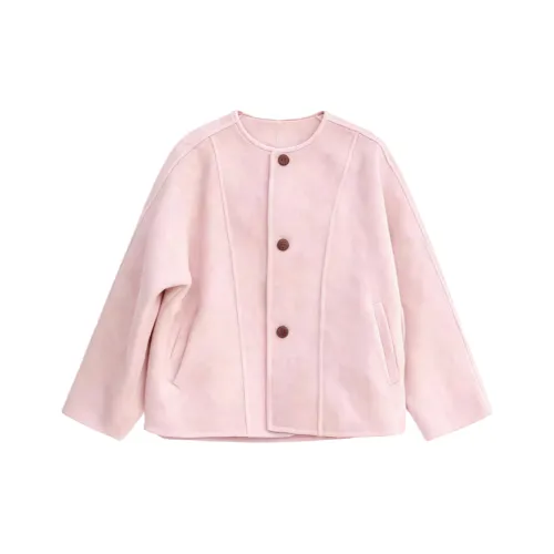 IQC Розовое Женское Пальто