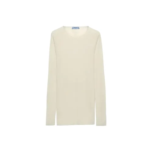 PRADA Зеленые Женские Кашемировые Свитера