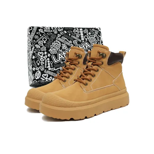 Lanza Американский Британский стиль пустоши Активный отдых Feel WORKWEAR CREW Мартин Ботинки Мужские