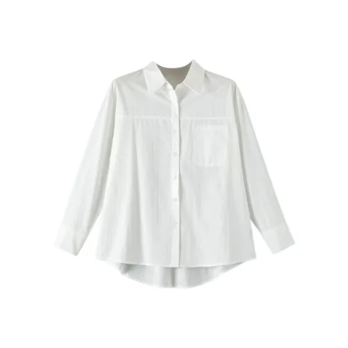 WANBAI Белые Женские Рубашки
