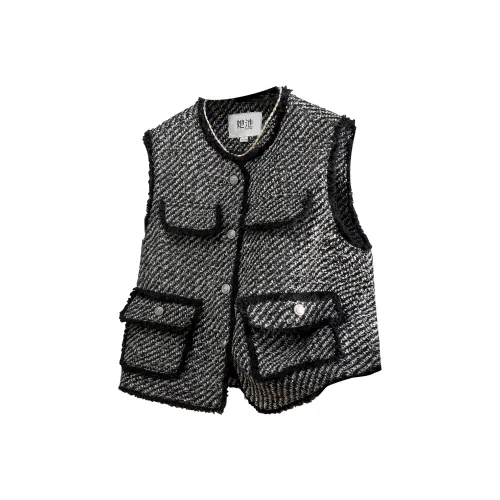 TOUCH Черный Белый Женские Жилеты