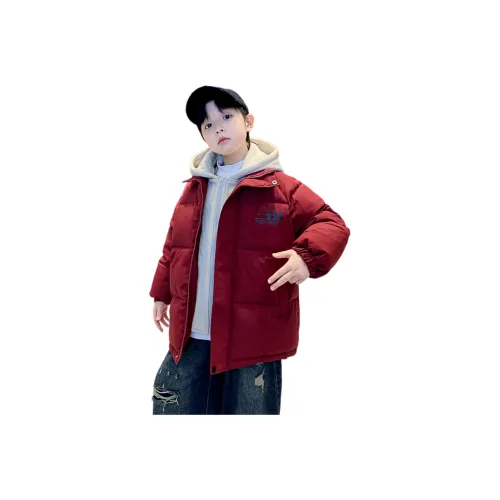 QIAONITONG Хлопковый пуховик для подростков