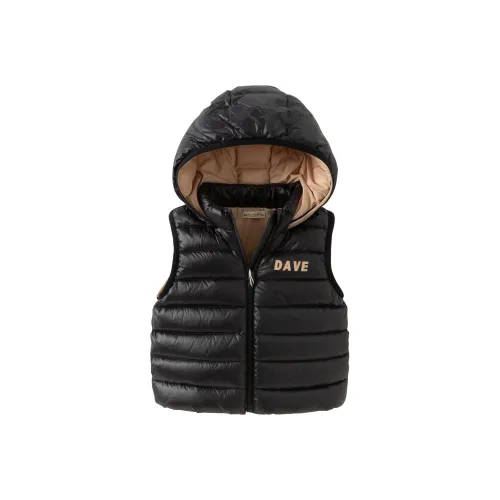 DAVE BELLA Черный [3A Антибактериальный Флис Тройная защита] Kids Пуховый жилет