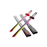 Dual Battle [Огненно-красный + Тускло-звездный серый] Искра Спрей + Многоцветный Радужный + Прохладные Звуковые Эффекты