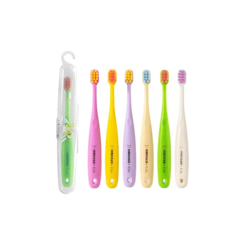 HAONIU Зубная щетка Мягкая щетина Дом Премиум Прозрачная Индивидуальная упаковка Случайный цвет