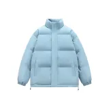 Светло-синий (утолщенный хлопковый пуховик)