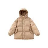 Хаки хлопковый пуховик