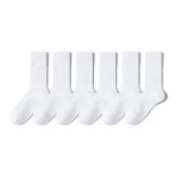 [6 пар] Белый 6