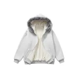 Бело-серый вереск, флисовая подкладка