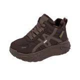 Коричневый с флисовой подкладкой