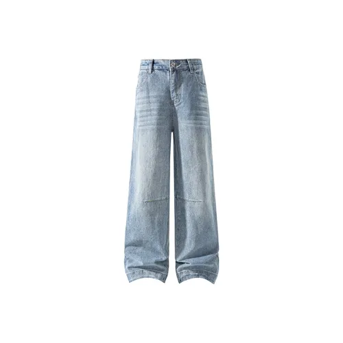 WOLF CODE Blue Unisex Jeans WOLF CODE Синий Унисекс Джинсы