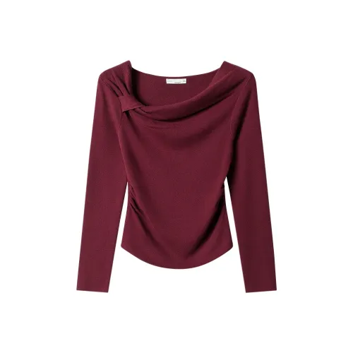 Inman Бордовый Женский Трикотаж