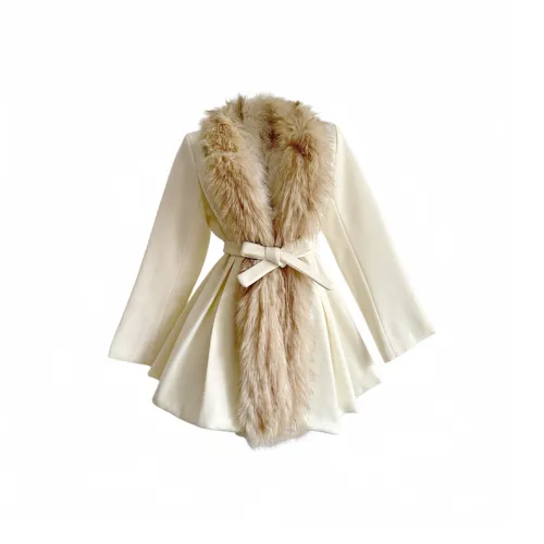 KKX Белый Унисекс Пальто