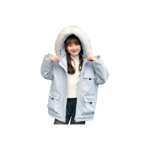 QIAONITONG Хлопковый пуховик для подростков