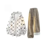 Белый + Кофейный [с флисовой подкладкой]