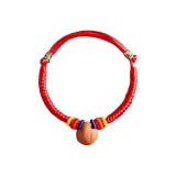 Драконий узор, персиковый, корзина, браслет, радужный стиль