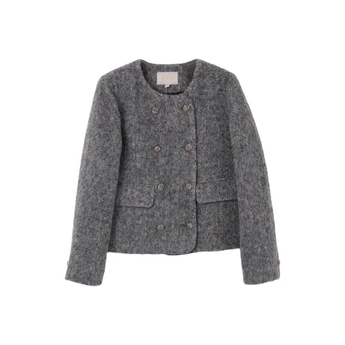 SIBAISHE Светло-серый Женский пуховик