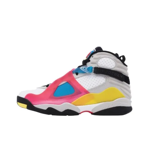 Jordan Air Джордан 8 SP SE 'MULTI Color' Высокие Винтажные Баскетбольные Кроссовки Мужские Серые