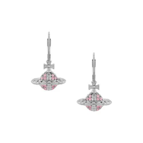 Vivienne Westwood Brass Earrings Женские Platinum Rose Crystal