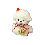 Рождественские шапки, колокол, щенок [материал, упаковка]