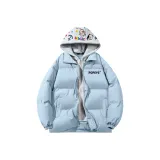 Далекий Небесный Синий с Серым Капюшоном