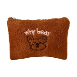 Коричневый клатч