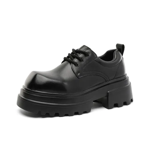 ZOIBBOE Derby Обувь Повседневная Кожаная Мужская Черная