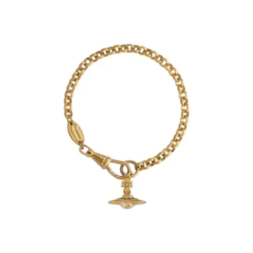 Vivienne Westwood Brass Crystal Bracelets Women's Gold Вивьен Вествуд Латунь Кристалл Браслеты Женские Золото