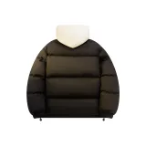 Чисто черная/бежевая шляпа [с капюшоном]