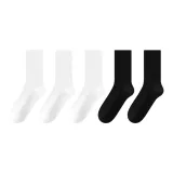 Белый 3 упаковки + Черный 2 упаковки [Всего 5 упаковок]