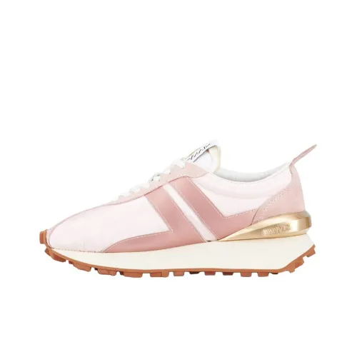 Lanvin Bumpr Slip-resistant Abrasion-resistant Low Top Casual Shoes Women's Pink Ланвин Bumpr Противоскользящий Устойчивый к истиранию Низкий Топ Повседневная Обувь Женская Розовая