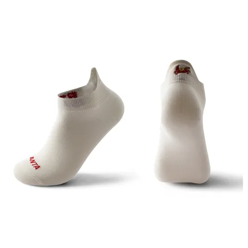 Anta Низкие носки унисекс молочно-белые