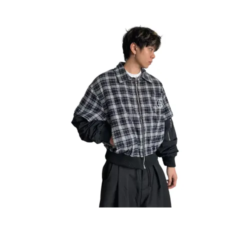 HOKLV Темно-синий Синий Женский Пуховик