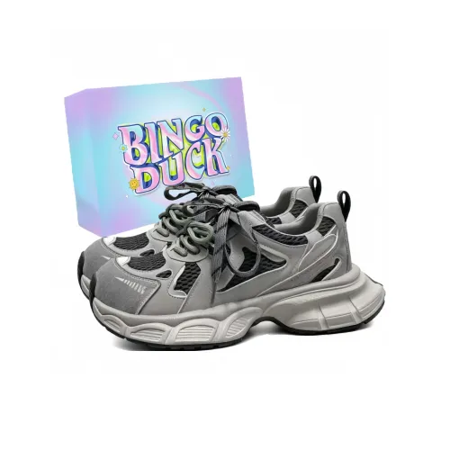 BINGO DUCK Амортизация Покрытие Низкий Топ Кроссовки с Толстой Подошвой Женские