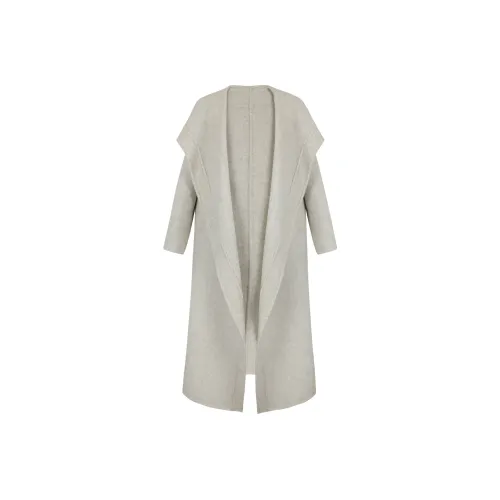 Light Oatmeal Women's Coat Светлый овсяной женский пальто