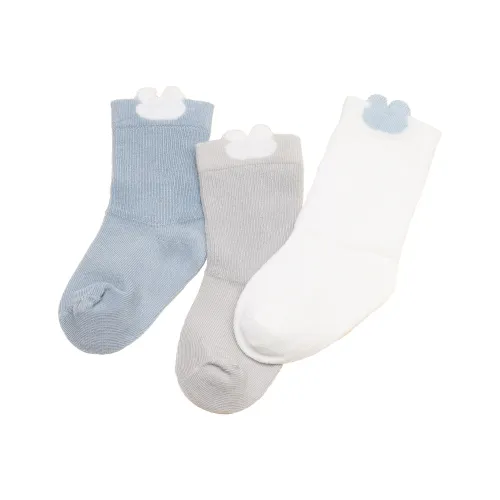 EBMINI 2025 Осенние носки 3 упаковки для младенцев и малышей