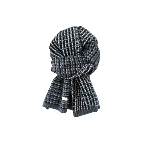 J W Смесовая шерсть Вязаные шарфы Унисекс