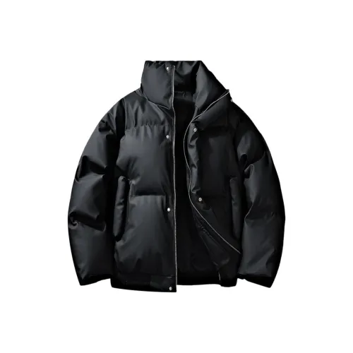 Evil Lions Кожа Стеганый хлопковый пуховик Унисекс