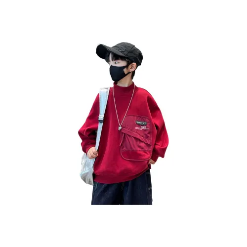 M JBABY Красный Школьный возраст Свитшоты