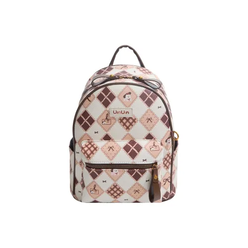 ResNonverba ПУ (полиуретан) Рюкзак Маленький Размер Большой Размер Женский Кофейный Коричневый