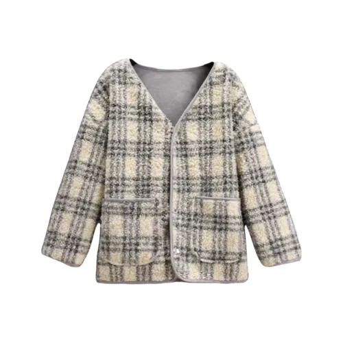 ZEKIKO STUDIO Бархатовое пальто для женщин