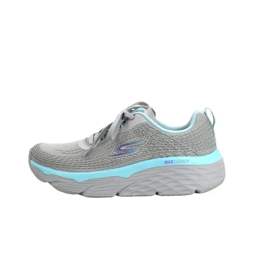 Skechers MAX CUSHIONING ELITE Дышащие Повседневные Беговые Кроссовки Женские Серые