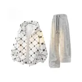 Белый + Светло-серый [с флисовой подкладкой]