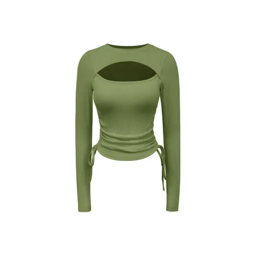 MILING Женские Йога T-рубашки